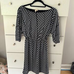 Black and white patterned dress. Great condition
